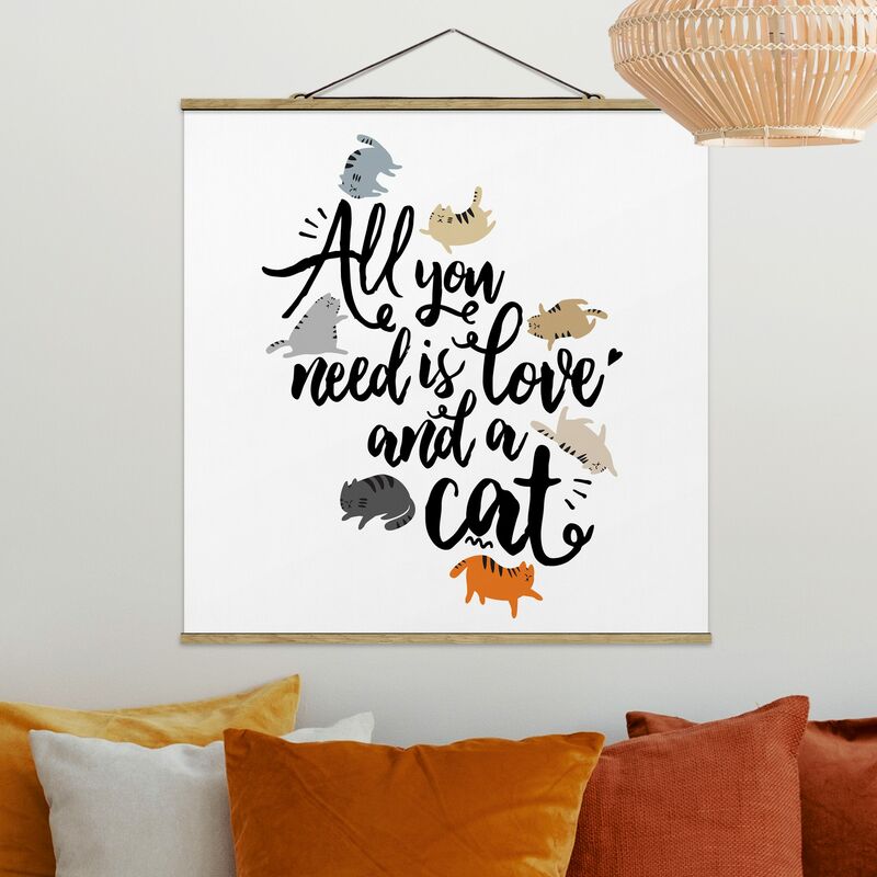 Imagen de tela - All You Need Is Love And A Cat - Cuadrado 1:1 Dimensión LxA: 50cm x 50cm
Imagen de tela - All You Need Is Love And A Cat - Cuadrado 1:1 Dimensión LxA: 50cm x 50cm