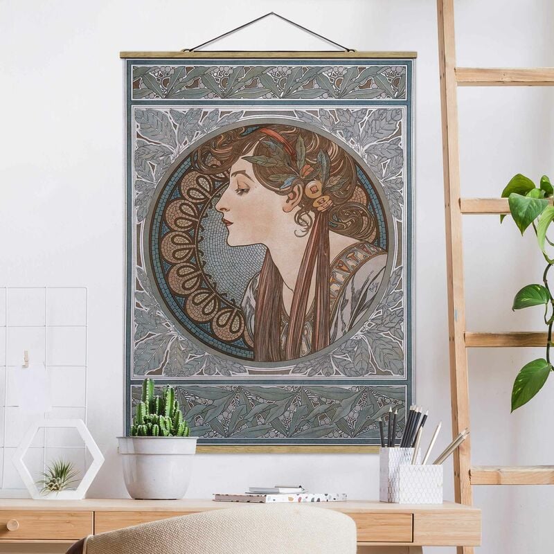 Imagen de tela - Alfons Mucha - Helena - Alto 4:3 Dimensión LxA: 46.5cm x 35cm
Imagen de tela - Alfons Mucha - Helena - Alto 4:3 Dimensión LxA: 46.5cm x 35cm