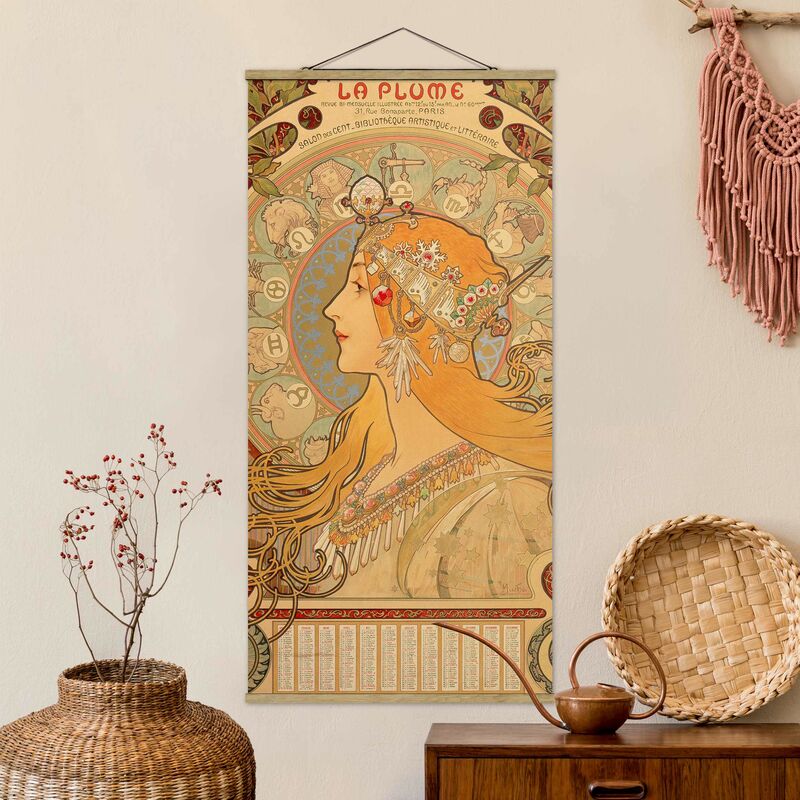 Imagen de tela - Alfons Mucha - Signs Of The Zodiac - Alto 2:1 Dimensión LxA: 100cm x 50cm
Imagen de tela - Alfons Mucha - Signs Of The Zodiac - Alto 2:1 Dimensión LxA: 100cm x 50cm