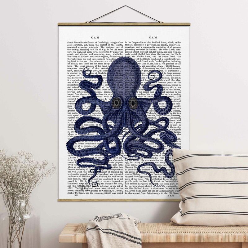 Imagen de tela - Animal Reading - Octopus - Alto 4:3 Dimensión LxA: 133.5cm x 100cm
Imagen de tela - Animal Reading - Octopus - Alto 4:3 Dimensión LxA: 133.5cm x 100cm