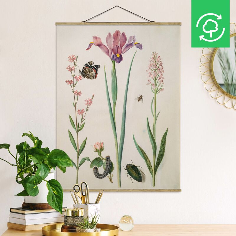 Imagen de tela - Anna Maria Sibylla Merian - Campion And Rose - Alto 4:3 Dimensión LxA: 106.5cm x 80cm
Imagen de tela - Anna Maria Sibylla Merian - Campion And Rose - Alto 4:3 Dimensión LxA: 106.5cm x 80cm