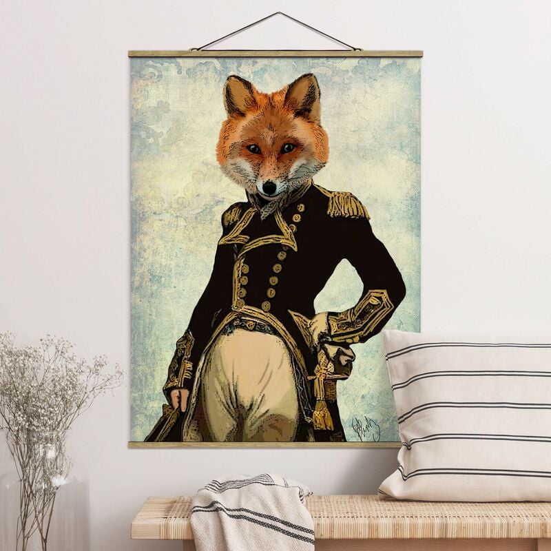 Imagen de tela - Animal Portrait - Fox Admiral - Alto 4:3 Dimensión LxA: 46.5cm x 35cm
Imagen de tela - Animal Portrait - Fox Admiral - Alto 4:3 Dimensión LxA: 46.5cm x 35cm