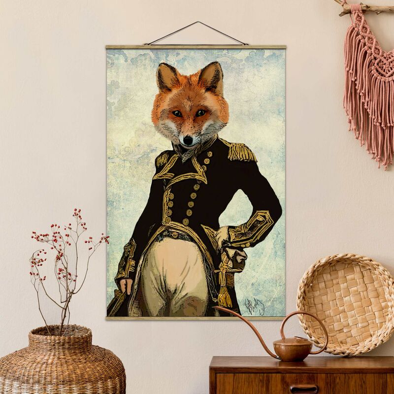 Imagen de tela - Animal Portrait - Fox Admiral - Alto 3:2 Dimensión LxA: 52.5cm x 35cm
Imagen de tela - Animal Portrait - Fox Admiral - Alto 3:2 Dimensión LxA: 52.5cm x 35cm