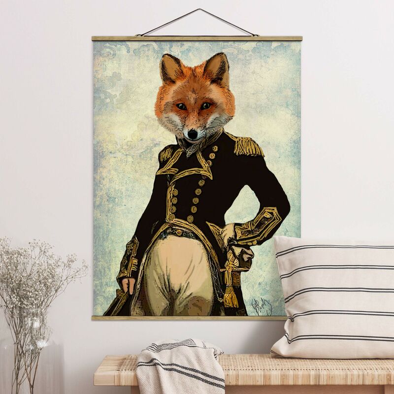 Imagen de tela - Animal Portrait - Fox Admiral - Alto 4:3 Dimensión LxA: 66.4cm x 50cm
Imagen de tela - Animal Portrait - Fox Admiral - Alto 4:3 Dimensión LxA: 66.4cm x 50cm
