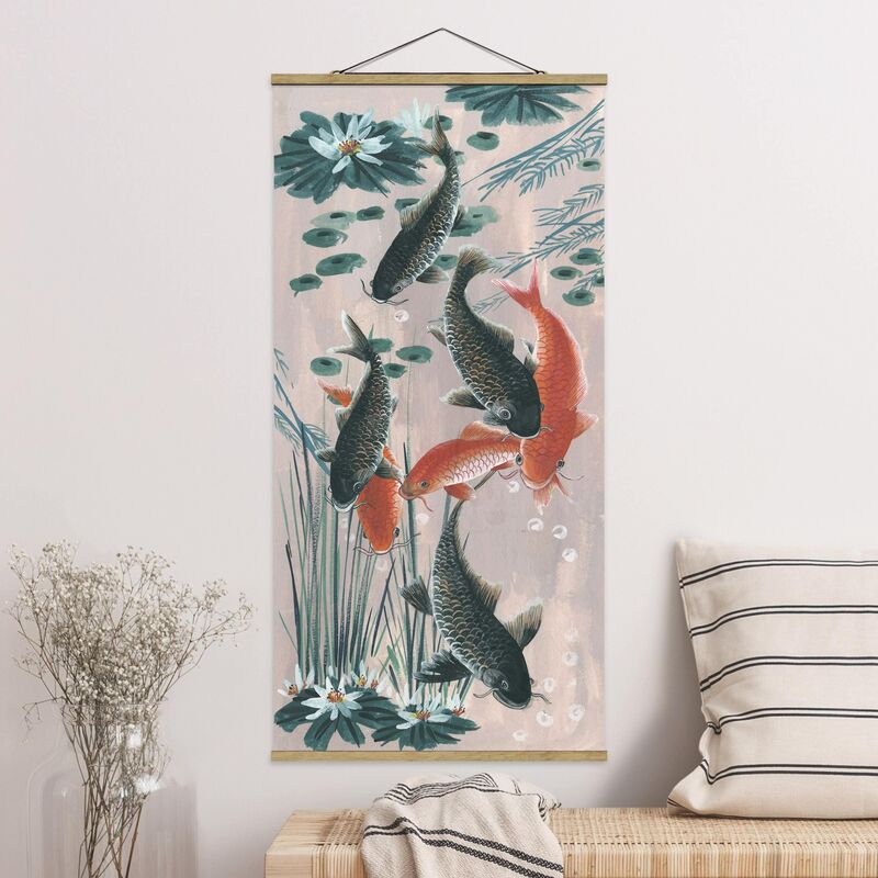 Imagen de tela - Asian Art Kois In The Pond II - Alto 2:1 Dimensión LxA: 100cm x 50cm
Imagen de tela - Asian Art Kois In The Pond II - Alto 2:1 Dimensión LxA: 100cm x 50cm