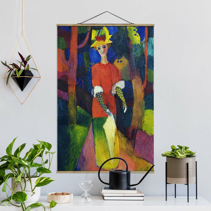Imagen de tela - August Macke - Lady In The Park - Alto 3:2 Dimensión LxA: 150cm x 100cm
Imagen de tela - August Macke - Lady In The Park - Alto 3:2 Dimensión LxA: 150cm x 100cm