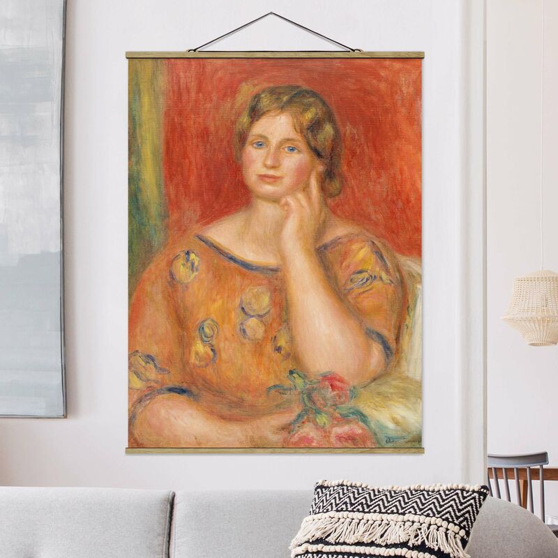 Imagen de tela - Auguste Renoir - Miss Osthaus - Alto 4:3 Dimensión LxA: 46.5cm x 35cm
Imagen de tela - Auguste Renoir - Miss Osthaus - Alto 4:3 Dimensión LxA: 46.5cm x 35cm