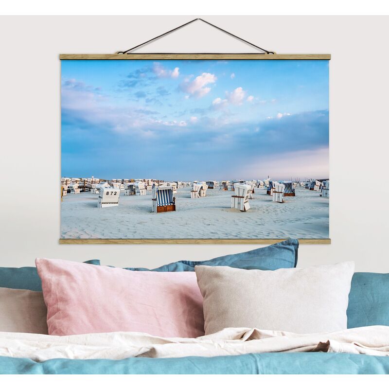 Imagen de tela - Beach Chairs On The North Sea Beach - Apaisado 2:3 Dimensión LxA: 33.5cm x 50cm
Imagen de tela - Beach Chairs On The North Sea Beach - Apaisado 2:3 Dimensión LxA: 33.5cm x 50cm