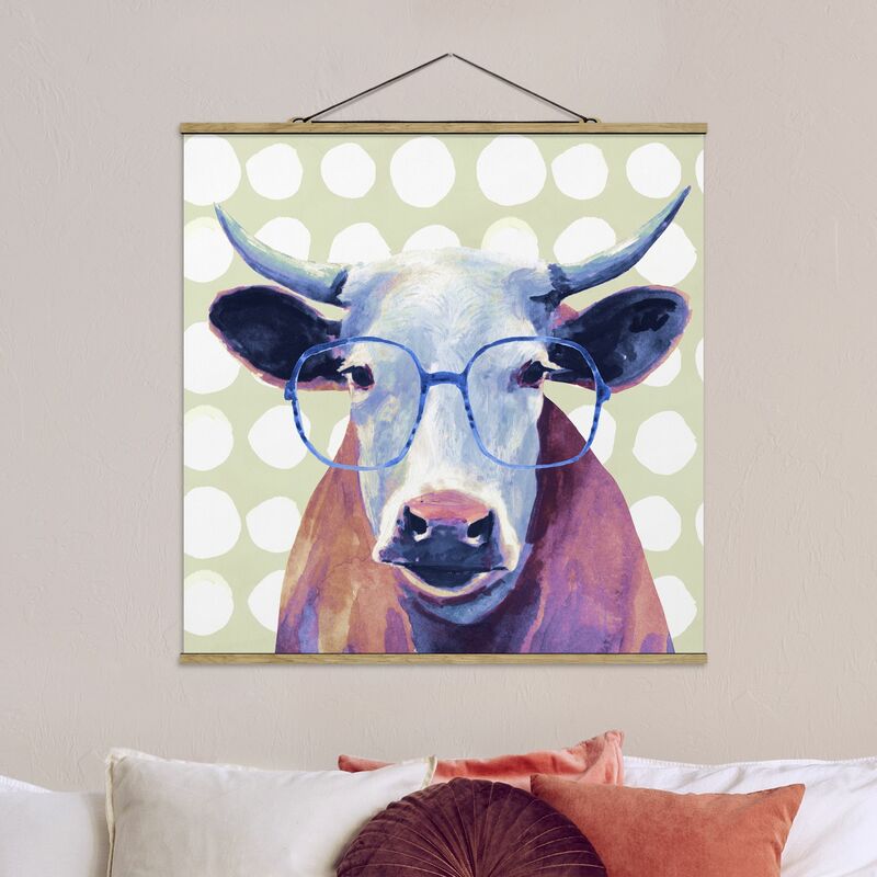 Imagen de tela - Bespectacled Animals - Cow - Cuadrado 1:1 Dimensión LxA: 100cm x 100cm
Imagen de tela - Bespectacled Animals - Cow - Cuadrado 1:1 Dimensión LxA: 100cm x 100cm