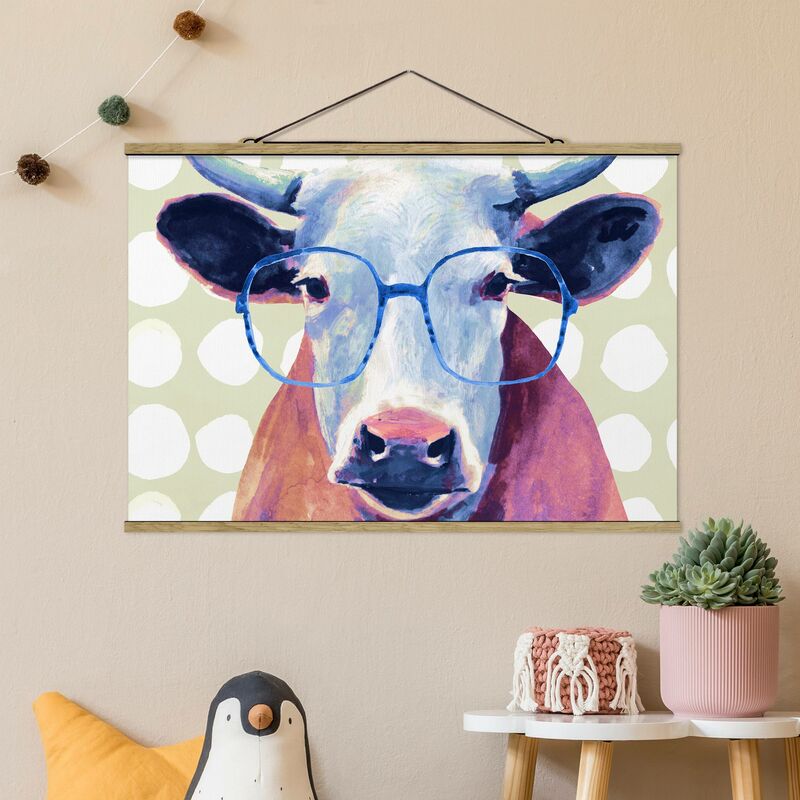 Bilderwelten - Imagen de tela - Bespectacled Animals - Cow - Apaisado 2:3 Dimensión LxA: 23.5cm x 35cm
Bilderwelten - Imagen de tela - Bespectacled Animals - Cow - Apaisado 2:3 Dimensión LxA: 23.5cm x 35cm