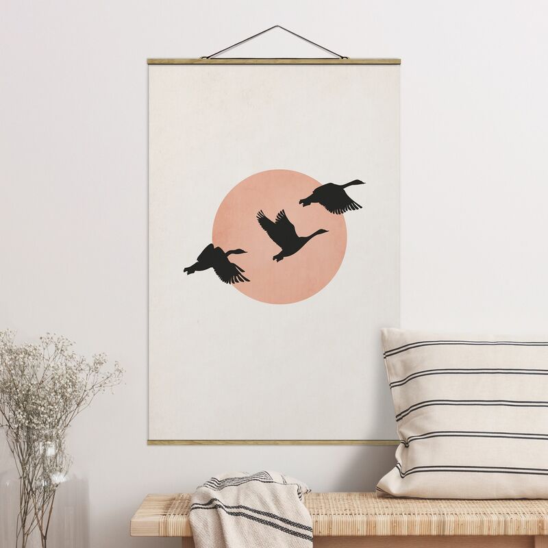 Imagen de tela - Birds In Front Of Rose Sun III - Alto 3:2 Dimensión LxA: 150cm x 100cm
Imagen de tela - Birds In Front Of Rose Sun III - Alto 3:2 Dimensión LxA: 150cm x 100cm