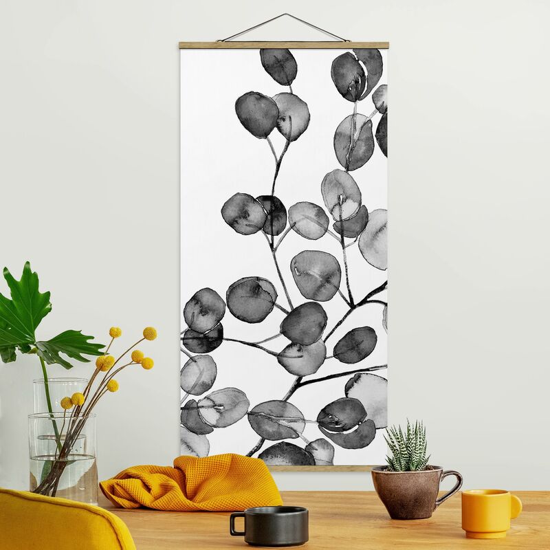 Imagen de tela - Black And White Eucalyptus Twig Watercolour - Alto 2:1 Dimensión LxA: 100cm x 50cm
Imagen de tela - Black And White Eucalyptus Twig Watercolour - Alto 2:1 Dimensión LxA: 100cm x 50cm
