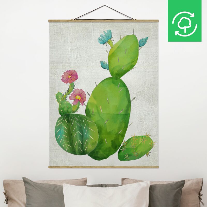 Imagen de tela - Cactus Family Pink Turquoise - Alto 4:3 Dimensión LxA: 106.5cm x 80cm 
Imagen de tela - Cactus Family Pink Turquoise - Alto 4:3 Dimensión LxA: 106.5cm x 80cm