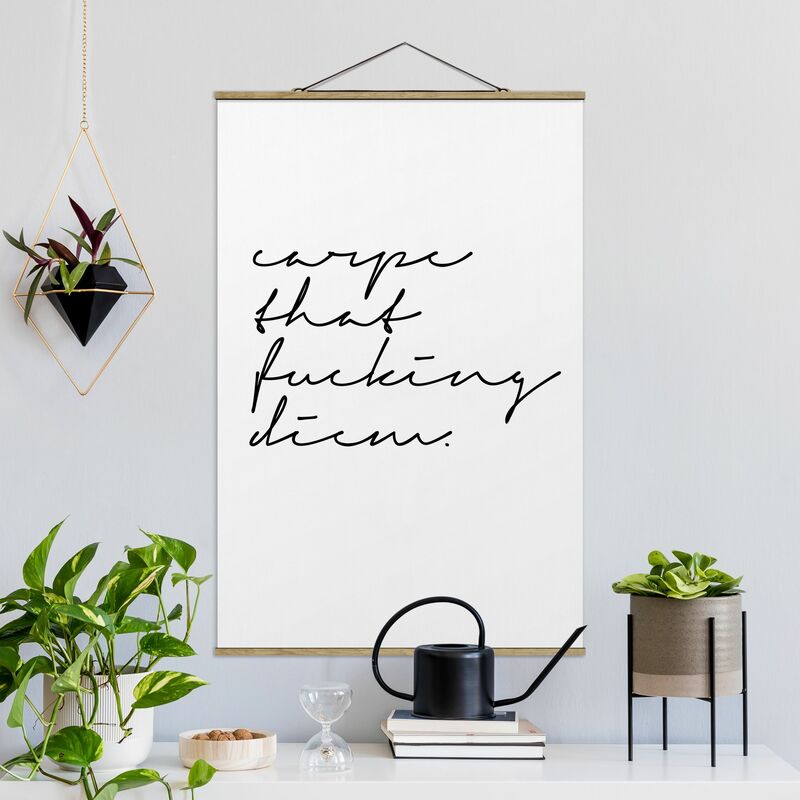 Bilderwelten - Imagen de tela - Carpe Diem Calligraphy - Alto 3:2 Dimensión LxA: 52.5cm x 35cm
Bilderwelten - Imagen de tela - Carpe Diem Calligraphy - Alto 3:2 Dimensión LxA: 52.5cm x 35cm