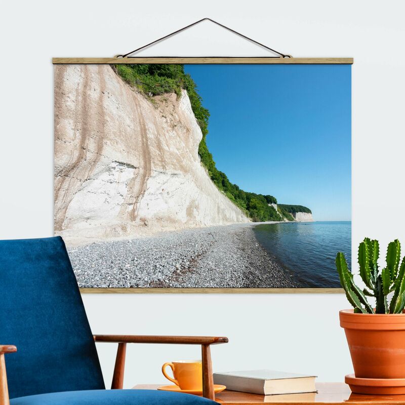 Imagen de tela - Chalk Cliffs Of Rügen - Apaisado 3:4 Dimensión LxA: 37.5cm x 50cm