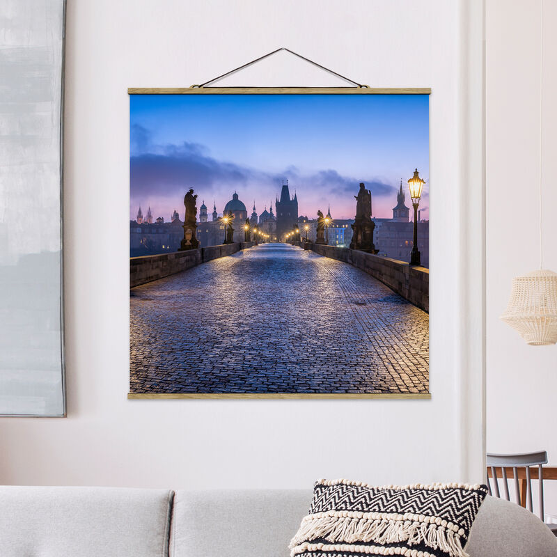 Imagen de tela - Charles Bridge In Prague - Cuadrado 1:1 Dimensión LxA: 80cm x 80cm
Imagen de tela - Charles Bridge In Prague - Cuadrado 1:1 Dimensión LxA: 80cm x 80cm