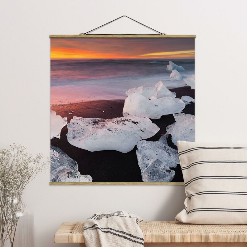 Imagen de tela - Chunks Of Ice Jökulsárlón Iceland - Cuadrado 1:1 Dimensión LxA: 80cm x 80cm
Imagen de tela - Chunks Of Ice Jökulsárlón Iceland - Cuadrado 1:1 Dimensión LxA: 80cm x 80cm