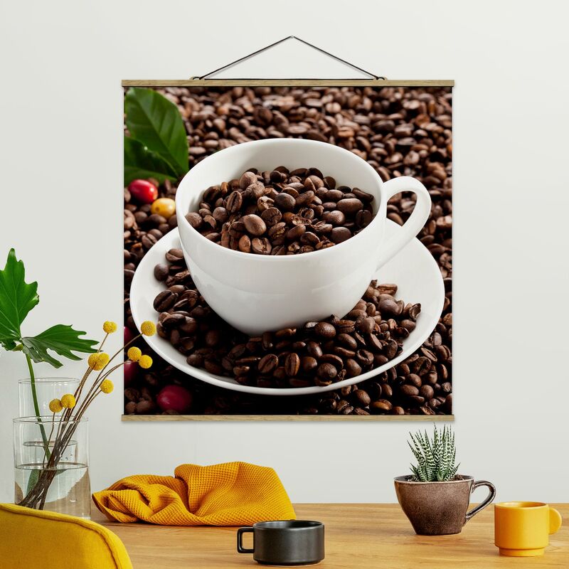 Imagen de tela - Coffee Cup With Roasted Coffee Beans - Cuadrado 1:1 Dimensión LxA: 35cm x 35cm
Imagen de tela - Coffee Cup With Roasted Coffee Beans - Cuadrado 1:1 Dimensión LxA: 35cm x 35cm