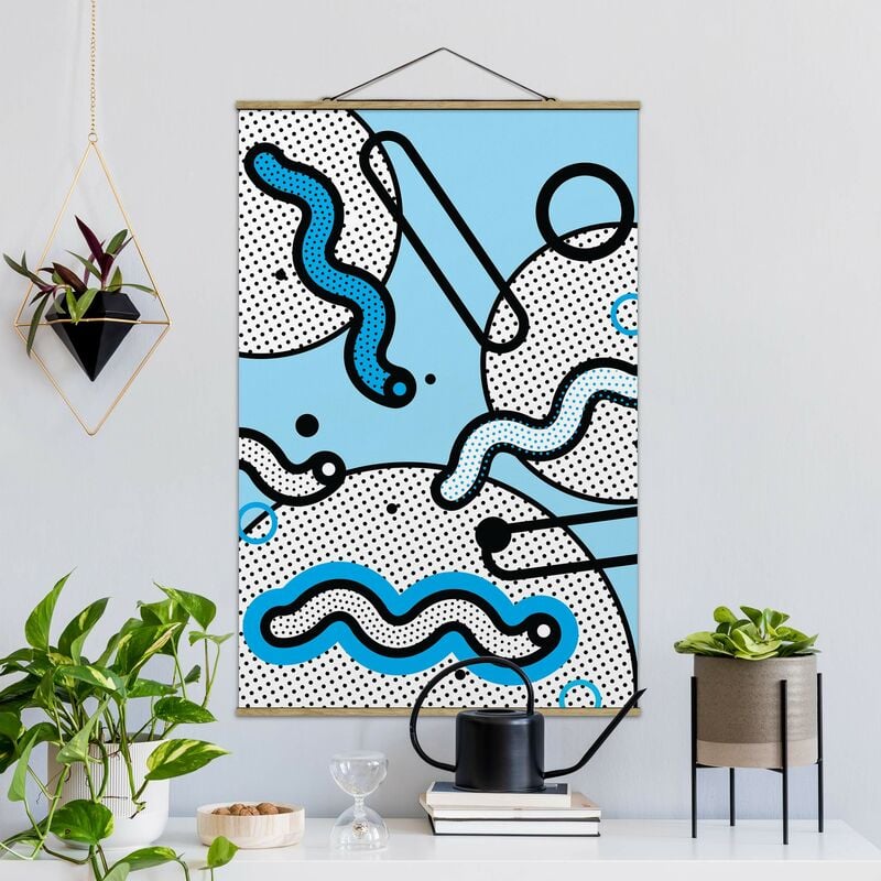 Imagen de tela - Composition Neo Memphis Black Blue - Alto 3:2 Dimensión LxA: 75cm x 50cm
Imagen de tela - Composition Neo Memphis Black Blue - Alto 3:2 Dimensión LxA: 75cm x 50cm