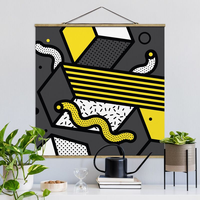 Imagen de tela - Composition Neo Memphis Yellow And Grey - Cuadrado 1:1 Dimensión LxA: 50cm x 50cm
Imagen de tela - Composition Neo Memphis Yellow And Grey - Cuadrado 1:1 Dimensión LxA: 50cm x 50cm