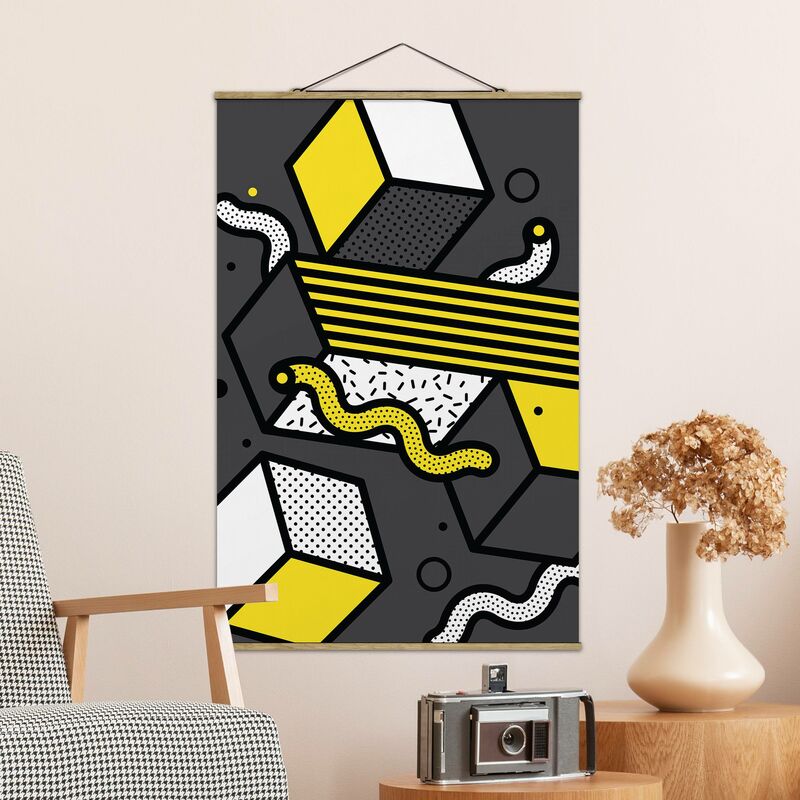Imagen de tela - Composition Neo Memphis Yellow And Grey - Alto 3:2 Dimensión LxA: 52.5cm x 35cm
Imagen de tela - Composition Neo Memphis Yellow And Grey - Alto 3:2 Dimensión LxA: 52.5cm x 35cm