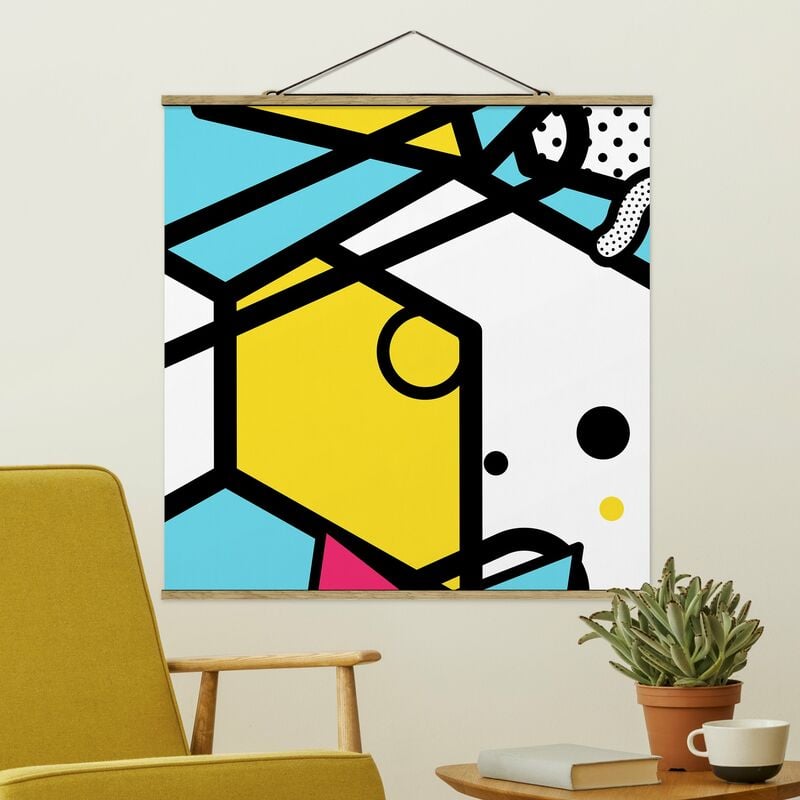Imagen de tela - Composition Neo Memphis Yellow And Blue - Cuadrado 1:1 Dimensión LxA: 100cm x 100cm
Imagen de tela - Composition Neo Memphis Yellow And Blue - Cuadrado 1:1 Dimensión LxA: 100cm x 100cm