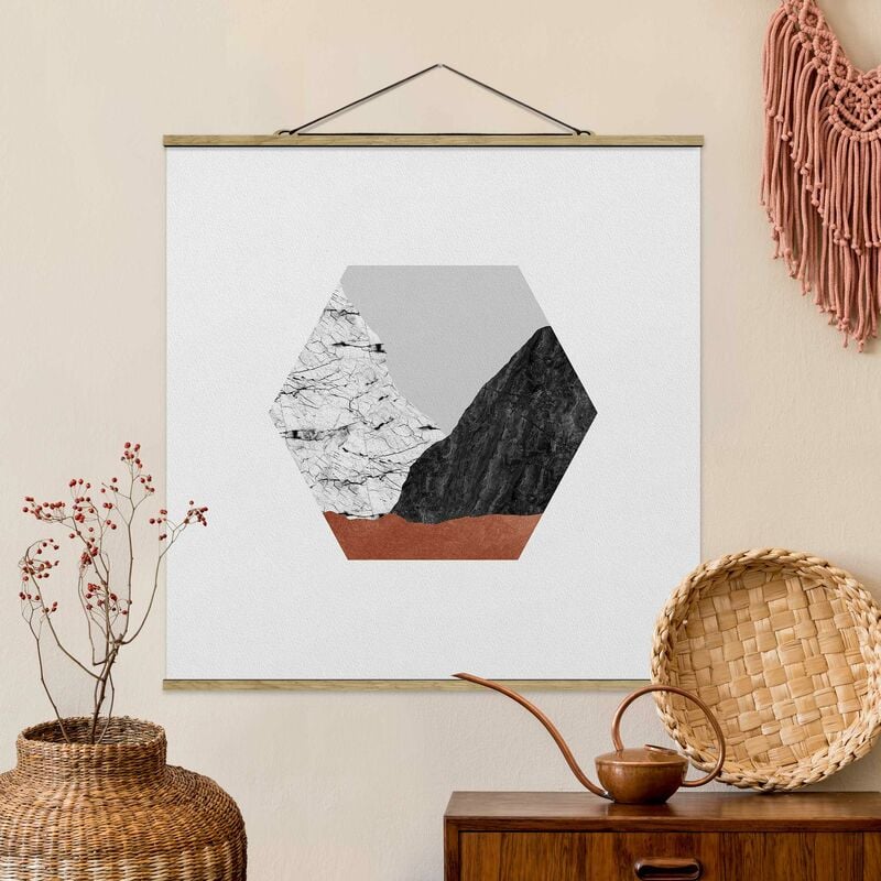 Imagen de tela - Copper Mountains Hexagonal Geometry - Cuadrado 1:1 Dimensión LxA: 50cm x 50cm
Imagen de tela - Copper Mountains Hexagonal Geometry - Cuadrado 1:1 Dimensión LxA: 50cm x 50cm
