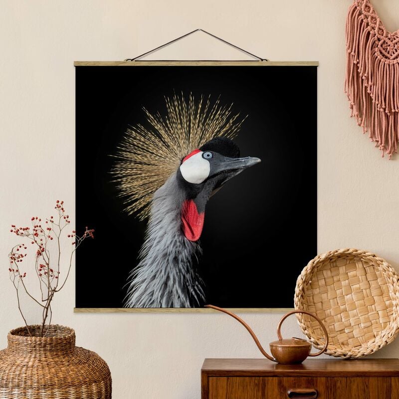 Imagen de tela - Crowned Crane In Front Of Black - Cuadrado 1:1 Dimensión LxA: 80cm x 80cm
Imagen de tela - Crowned Crane In Front Of Black - Cuadrado 1:1 Dimensión LxA: 80cm x 80cm