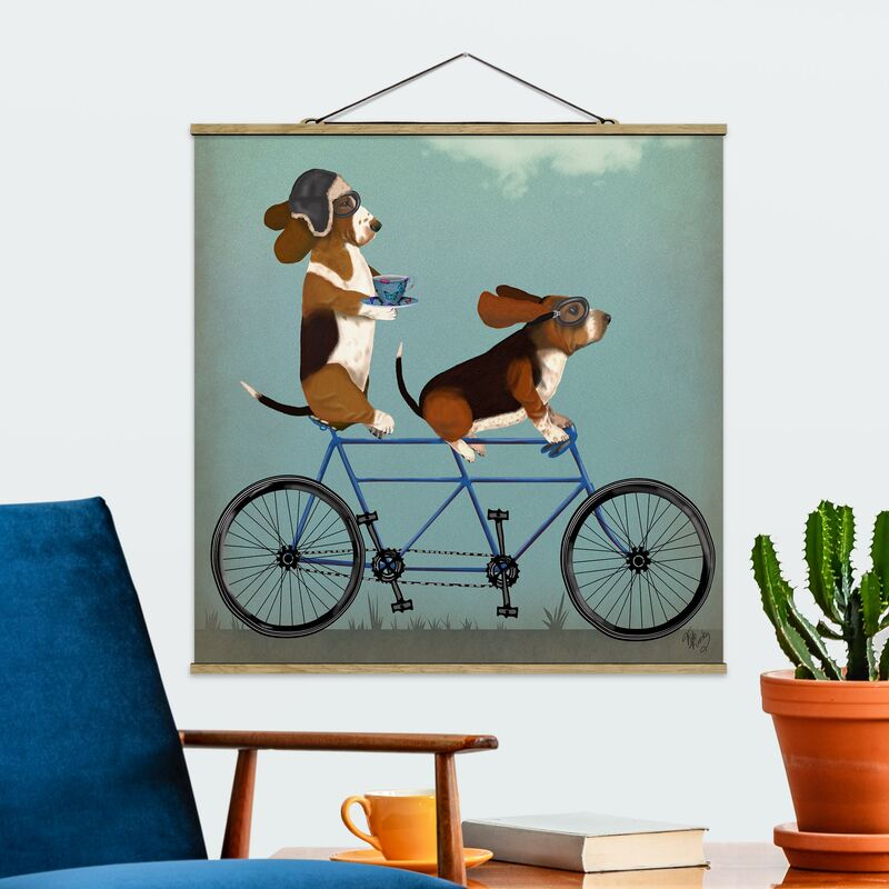 Imagen de tela - Cycling - Bassets Tandem - Cuadrado 1:1 Dimensión LxA: 35cm x 35cm
Imagen de tela - Cycling - Bassets Tandem - Cuadrado 1:1 Dimensión LxA: 35cm x 35cm