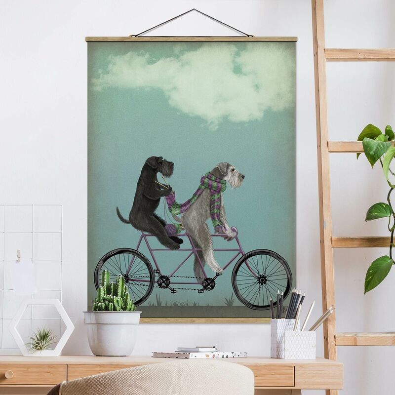 Imagen de tela - Cycling - Schnauzer Tandem - Alto 4:3 Dimensión LxA: 46.5cm x 35cm
Imagen de tela - Cycling - Schnauzer Tandem - Alto 4:3 Dimensión LxA: 46.5cm x 35cm