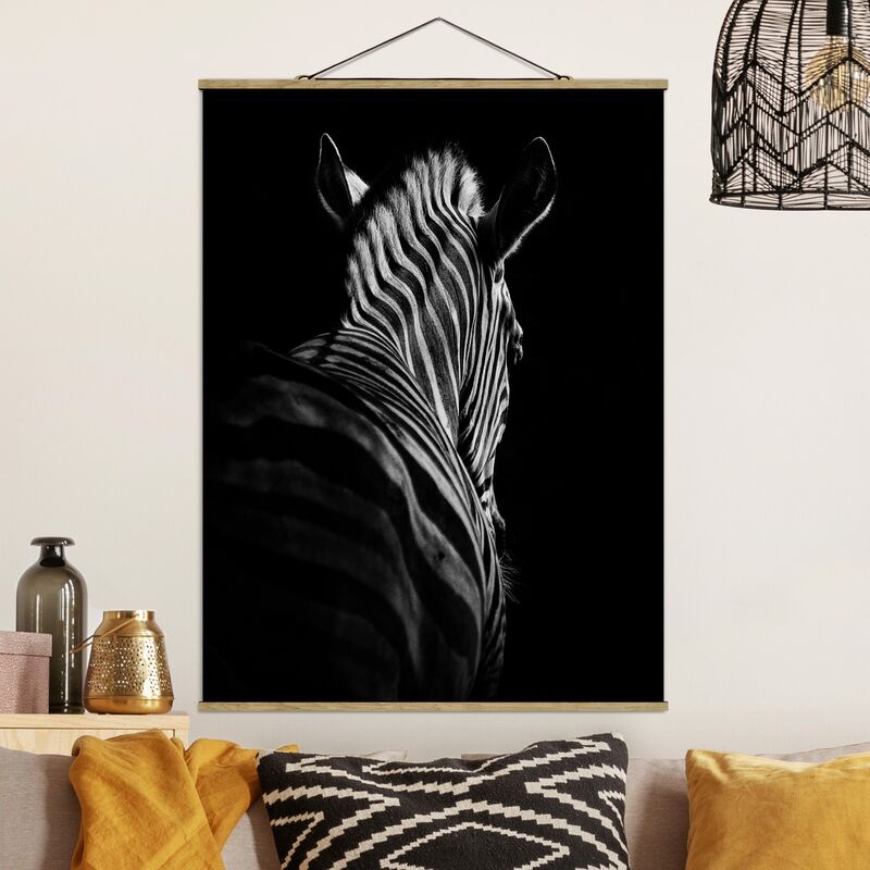 Imagen de tela - Dark Zebra Silhouette - Alto 4:3 Dimensión LxA: 133.5cm x 100cm
Imagen de tela - Dark Zebra Silhouette - Alto 4:3 Dimensión LxA: 133.5cm x 100cm