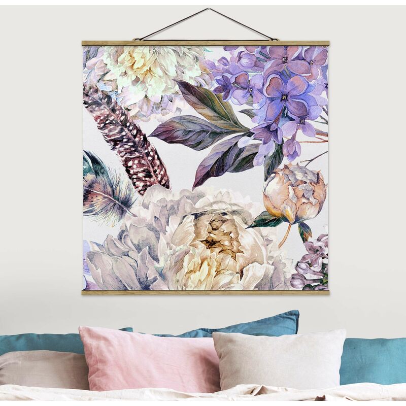 Imagen de tela - Delicate Watercolour Boho Flowers And Feathers Pattern - Cuadrado 1:1 Dimensión LxA: 100cm x 100cm
Imagen de tela - Delicate Watercolour Boho Flowers And Feathers Pattern - Cuadrado 1:1 Dimensión LxA: 100cm x 100cm