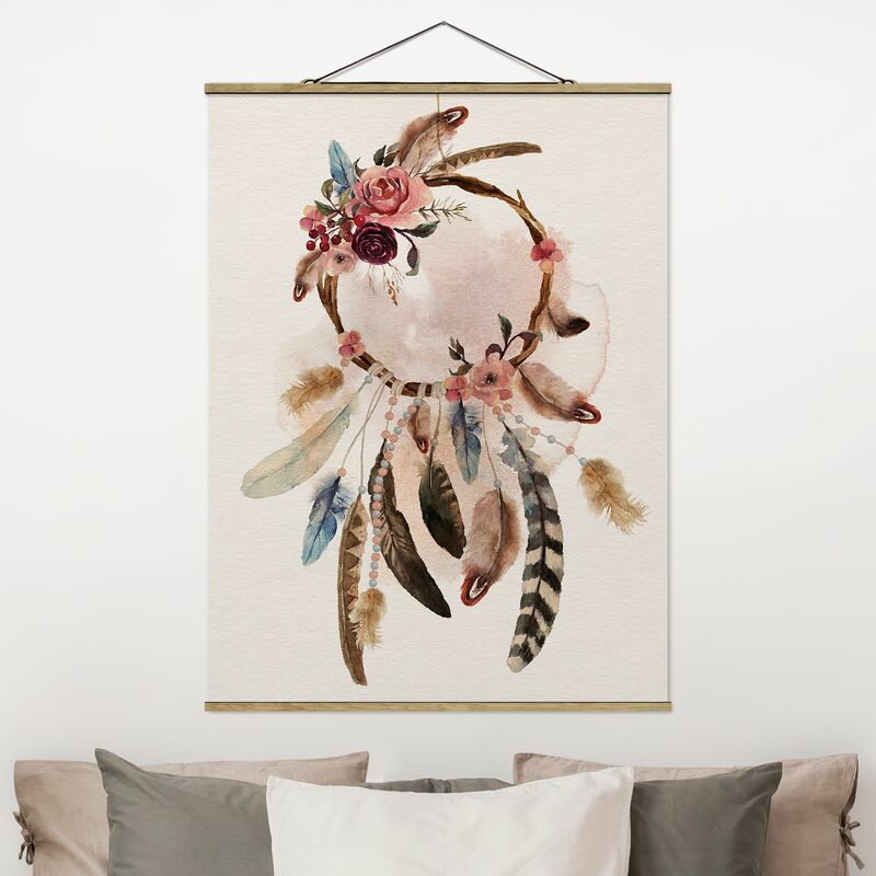 Imagen de tela - Dreamcatcher With Roses And Feathers - Alto 4:3 Dimensión LxA: 66.4cm x 50cm
Imagen de tela - Dreamcatcher With Roses And Feathers - Alto 4:3 Dimensión LxA: 66.4cm x 50cm