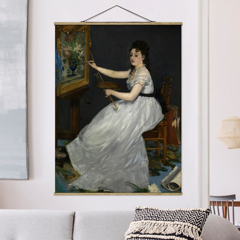 Imagen de tela - Edouard Manet - Eva Gonzalès - Alto 4:3 Dimensión LxA: 106.5cm x 80cm
Imagen de tela - Edouard Manet - Eva Gonzalès - Alto 4:3 Dimensión LxA: 106.5cm x 80cm