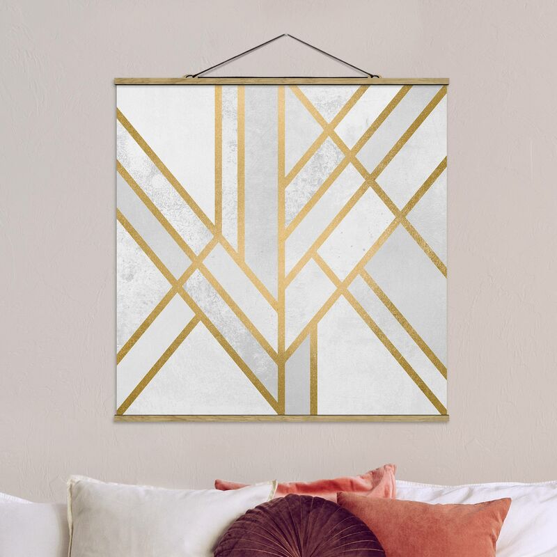 Imagen de tela - Elisabeth Fredriksson - Art Deco Geometry White Gold - Cuadrado 1:1 Dimensión LxA: 35cm x 35cm
Imagen de tela - Elisabeth Fredriksson - Art Deco Geometry White Gold - Cuadrado 1:1 Dimensión LxA: 35cm x 35cm