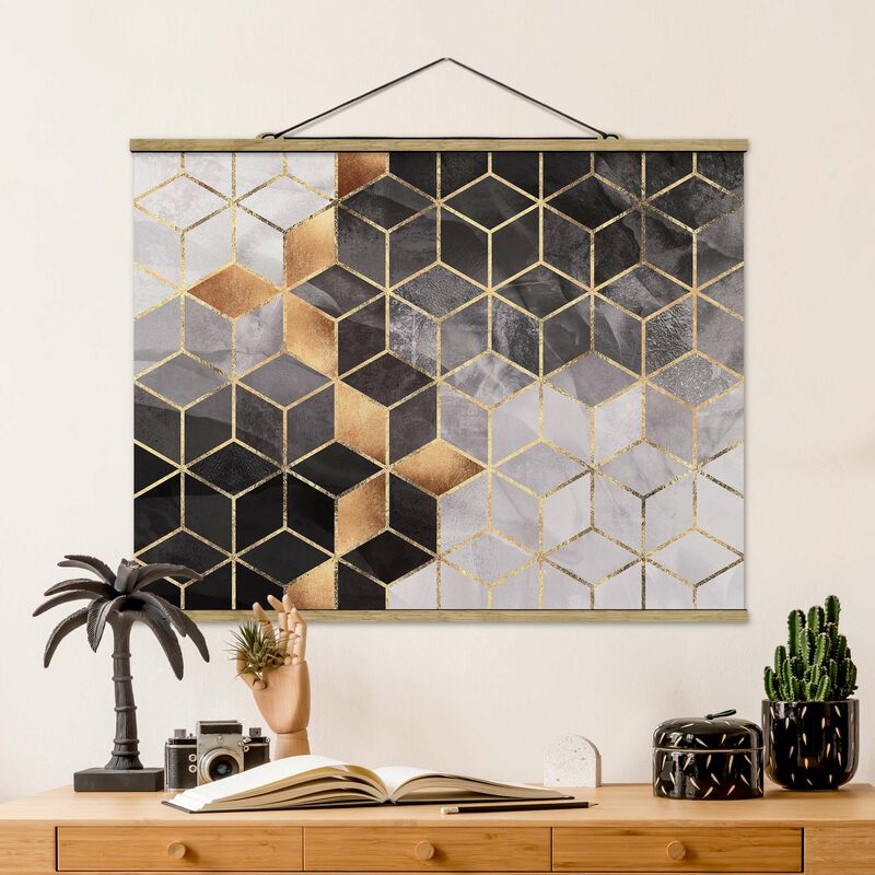 Imagen de tela - Elisabeth Fredriksson - Black And White Golden Geometry - Apaisado 3:4 Dimensión LxA: 26cm x 35cm
Imagen de tela - Elisabeth Fredriksson - Black And White Golden Geometry - Apaisado 3:4 Dimensión LxA: 26cm x 35cm
