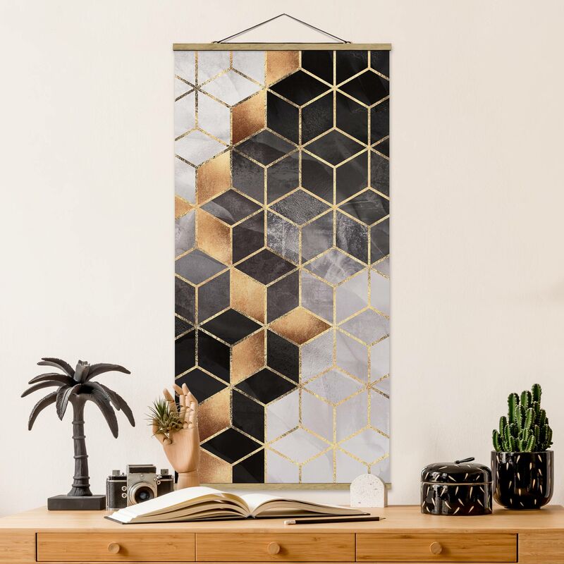 Imagen de tela - Elisabeth Fredriksson - Black And White Golden Geometry - Alto 2:1 Dimensión LxA: 70cm x 35cm
Imagen de tela - Elisabeth Fredriksson - Black And White Golden Geometry - Alto 2:1 Dimensión LxA: 70cm x 35cm