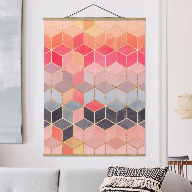 Imagen de tela - Elisabeth Fredriksson - Colorful Pastel Golden Geometry - Alto 4:3 Dimensión LxA: 46.5cm x 35cm
Imagen de tela - Elisabeth Fredriksson - Colorful Pastel Golden Geometry - Alto 4:3 Dimensión LxA: 46.5cm x 35cm