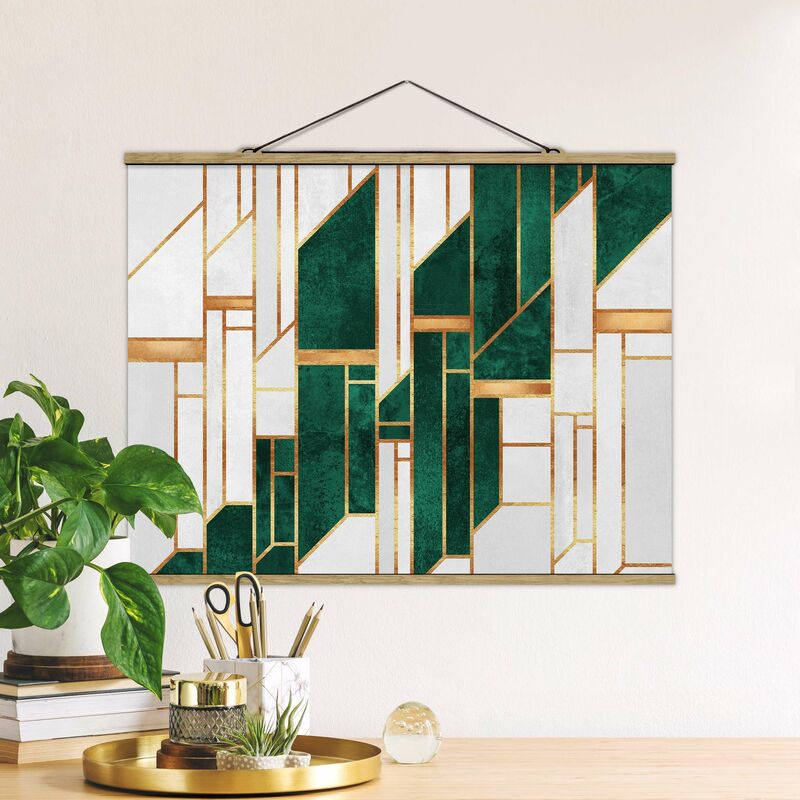 Imagen de tela - Elisabeth Fredriksson - Emerald And gold Geometry - Apaisado 3:4 Dimensión LxA: 26cm x 35cm
Imagen de tela - Elisabeth Fredriksson - Emerald And gold Geometry - Apaisado 3:4 Dimensión LxA: 26cm x 35cm