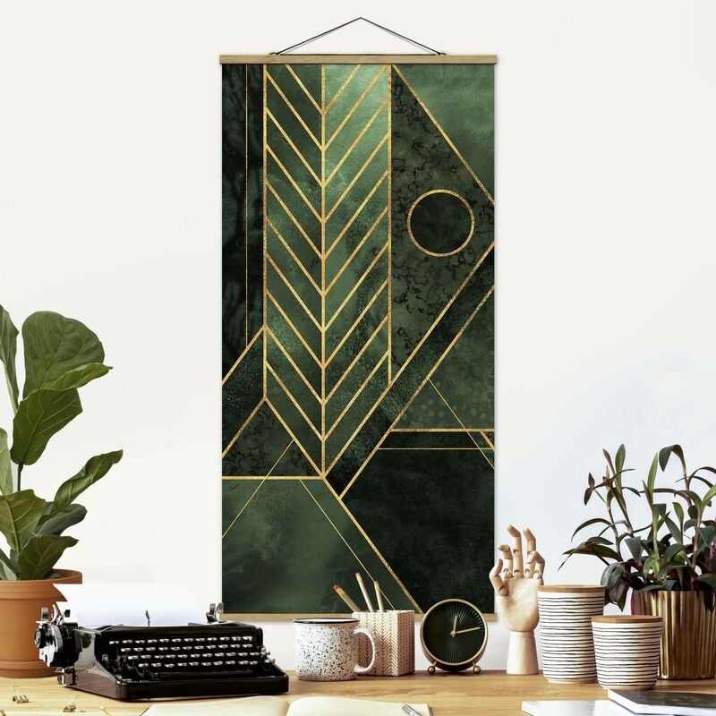 Imagen de tela - Elisabeth Fredriksson - Geometric Shapes Emerald Gold - Alto 2:1 Dimensión LxA: 100cm x 50cm
Imagen de tela - Elisabeth Fredriksson - Geometric Shapes Emerald Gold - Alto 2:1 Dimensión LxA: 100cm x 50cm