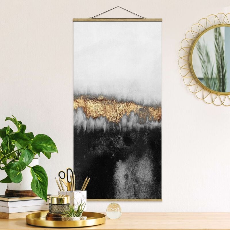Imagen de tela - Elisabeth Fredriksson - Gold Tracks In Watercolor - Alto 2:1 Dimensión LxA: 70cm x 35cm
Imagen de tela - Elisabeth Fredriksson - Gold Tracks In Watercolor - Alto 2:1 Dimensión LxA: 70cm x 35cm