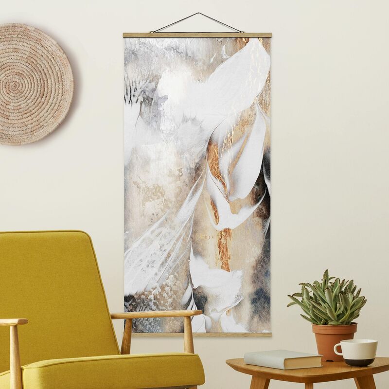 Imagen de tela - Elisabeth Fredriksson - Golden Abstract Painting Winter - Alto 2:1 Dimensión LxA: 100cm x 50cm
Imagen de tela - Elisabeth Fredriksson - Golden Abstract Painting Winter - Alto 2:1 Dimensión LxA: 100cm x 50cm