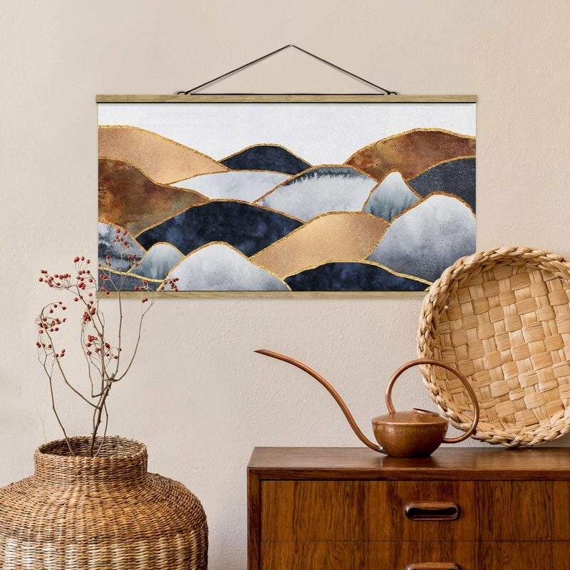 Imagen de tela - Elisabeth Fredriksson - Golden Mountains Watercolor - Apaisado 1:2 Dimensión LxA: 50cm x 100cm
Imagen de tela - Elisabeth Fredriksson - Golden Mountains Watercolor - Apaisado 1:2 Dimensión LxA: 50cm x 100cm