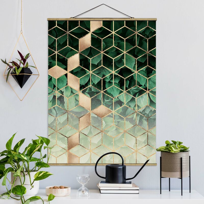 Imagen de tela - Elisabeth Fredriksson - Green Leaves Golden Geometry - Alto 4:3 Dimensión LxA: 66.4cm x 50cm
Imagen de tela - Elisabeth Fredriksson - Green Leaves Golden Geometry - Alto 4:3 Dimensión LxA: 66.4cm x 50cm
