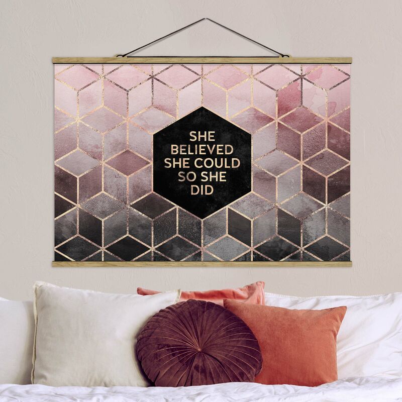 Imagen de tela - Elisabeth Fredriksson - She Believed She Could Rose Gold - Apaisado 2:3 Dimensión LxA: 66.5cm x 100cm
Imagen de tela - Elisabeth Fredriksson - She Believed She Could Rose Gold - Apaisado 2:3 Dimensión LxA: 66.5cm x 100cm