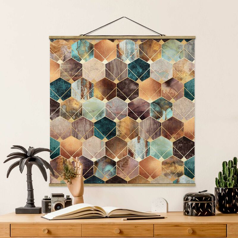 Imagen de tela - Elisabeth Fredriksson - Turquoise Geometry Golden Art Deco - Cuadrado 1:1 Dimensión LxA: 50cm x 50cm
Imagen de tela - Elisabeth Fredriksson - Turquoise Geometry Golden Art Deco - Cuadrado 1:1 Dimensión LxA: 50cm x 50cm
