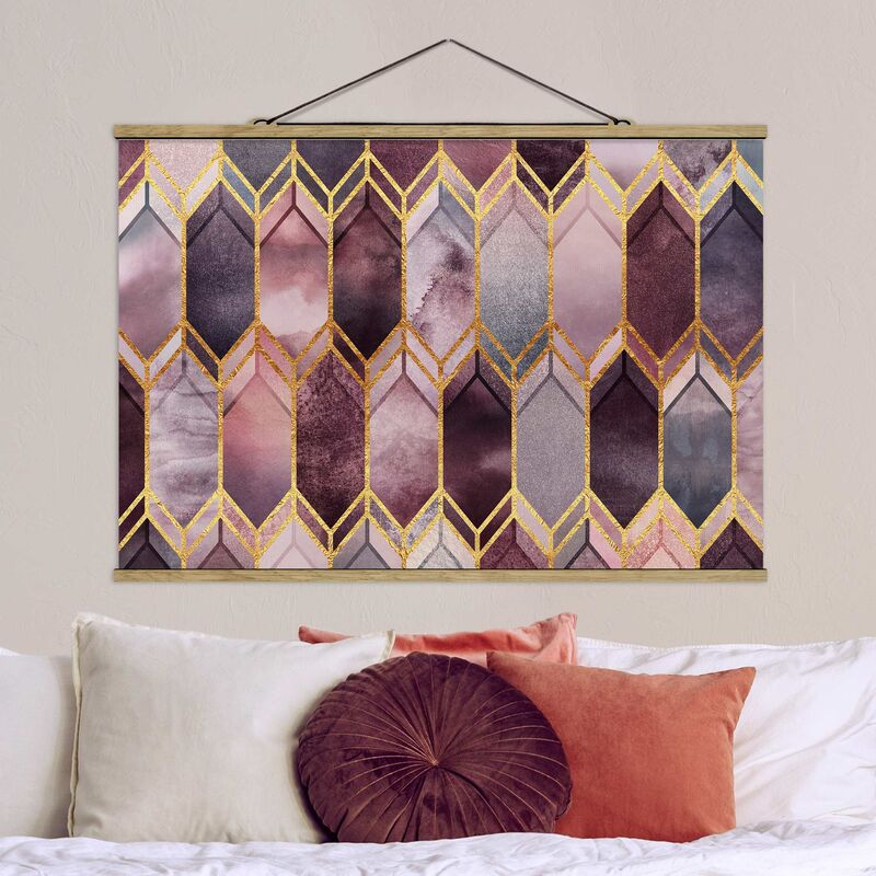 Imagen de tela - Elisabeth Fredriksson - Stained Glass Geometric Rose Gold - Apaisado 2:3 Dimensión LxA: 23.5cm x 35cm
Imagen de tela - Elisabeth Fredriksson - Stained Glass Geometric Rose Gold - Apaisado 2:3 Dimensión LxA: 23.5cm x 35cm