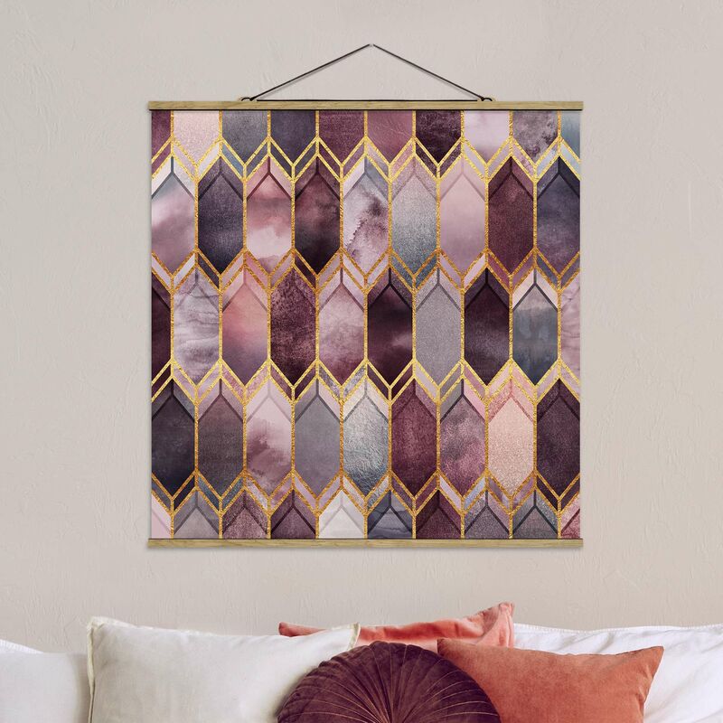 Imagen de tela - Elisabeth Fredriksson - Stained Glass Geometric Rose Gold - Cuadrado 1:1 Dimensión LxA: 100cm x 100cm
Imagen de tela - Elisabeth Fredriksson - Stained Glass Geometric Rose Gold - Cuadrado 1:1 Dimensión LxA: 100cm x 100cm