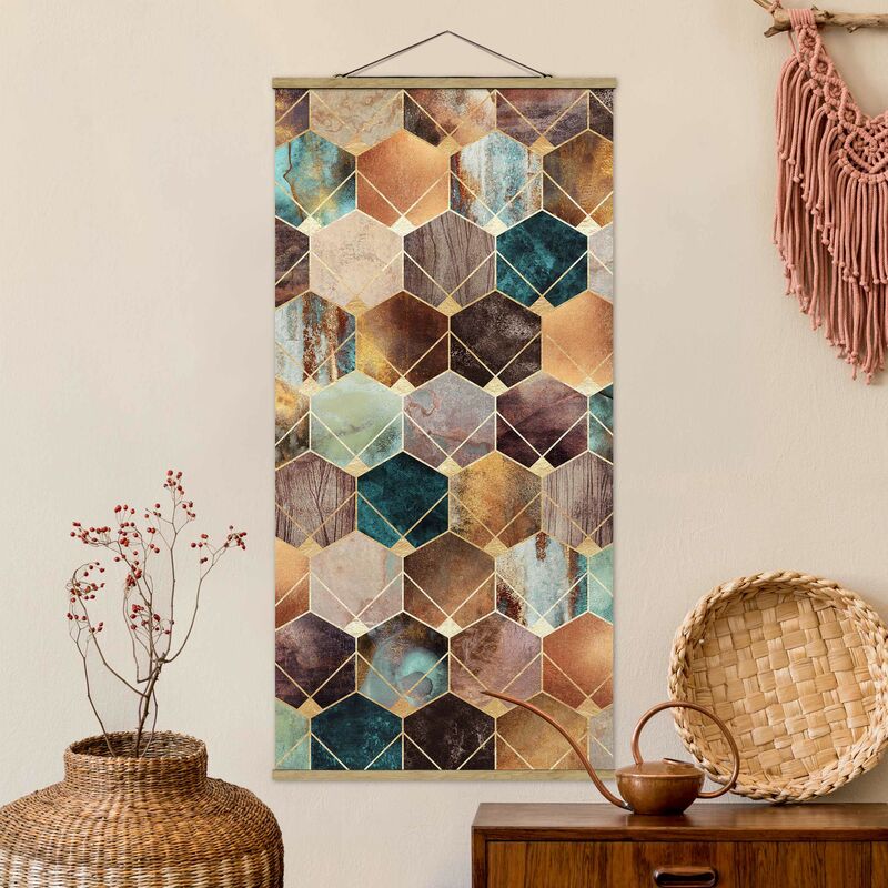 Imagen de tela - Elisabeth Fredriksson - Turquoise Geometry Golden Art Deco - Alto 2:1 Dimensión LxA: 100cm x 50cm
Imagen de tela - Elisabeth Fredriksson - Turquoise Geometry Golden Art Deco - Alto 2:1 Dimensión LxA: 100cm x 50cm