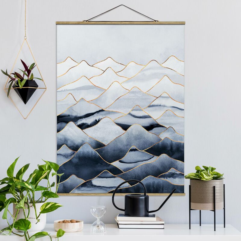 Imagen de tela - Elisabeth Fredriksson - Watercolor Mountains White Gold - Alto 4:3 Dimensión LxA: 133.5cm x 100cm
Imagen de tela - Elisabeth Fredriksson - Watercolor Mountains White Gold - Alto 4:3 Dimensión LxA: 133.5cm x 100cm